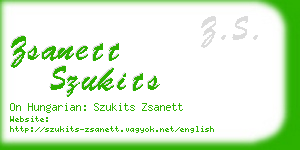 zsanett szukits business card